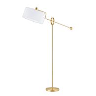 LIBBY FLOOR LAMP, Aged Brass, medium